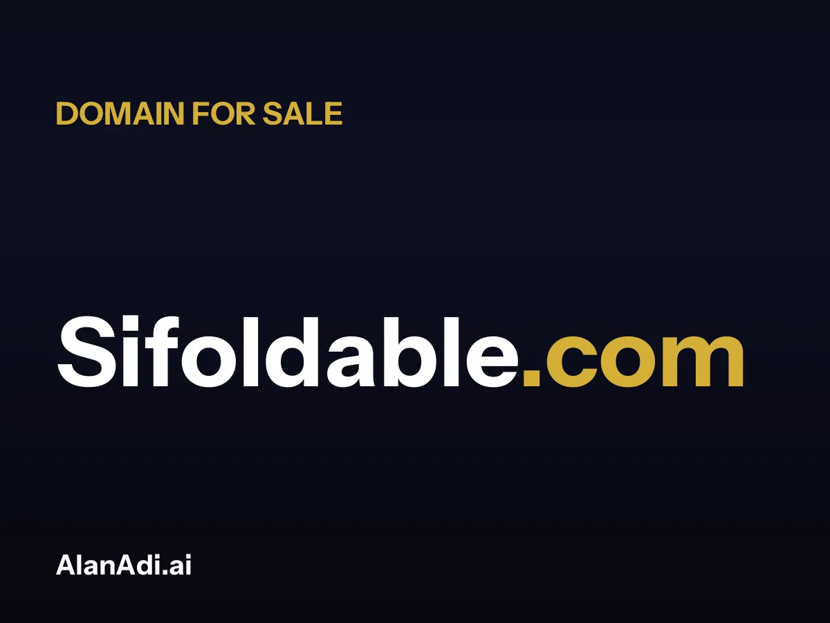 Sifoldable.com domain name for sale