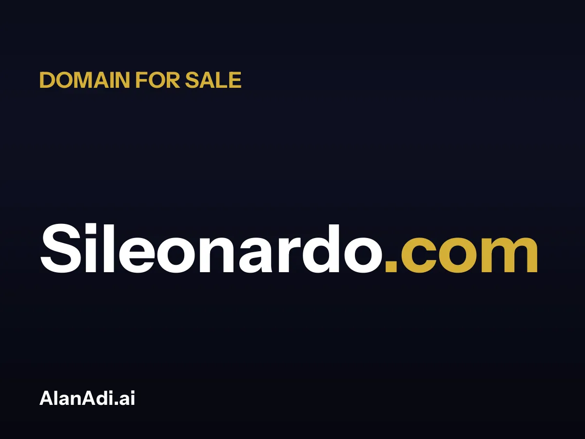 Sileonardo.com domain name for sale