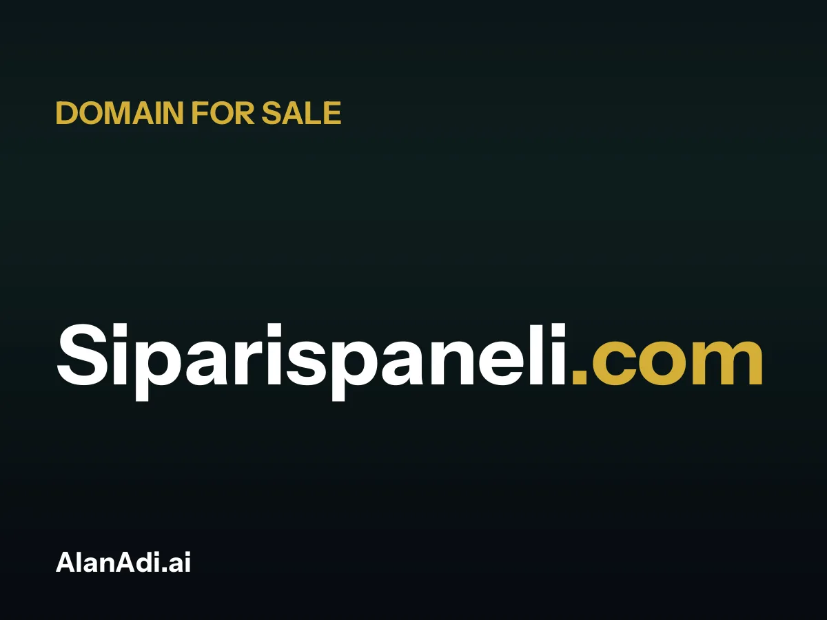 Siparispaneli.com for sale, siparis paneli domain name