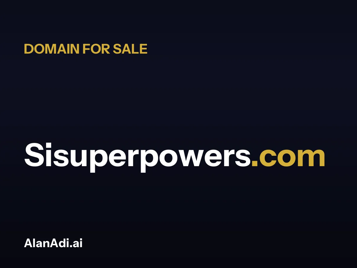 Sisuperpowers.com domain name for sale
