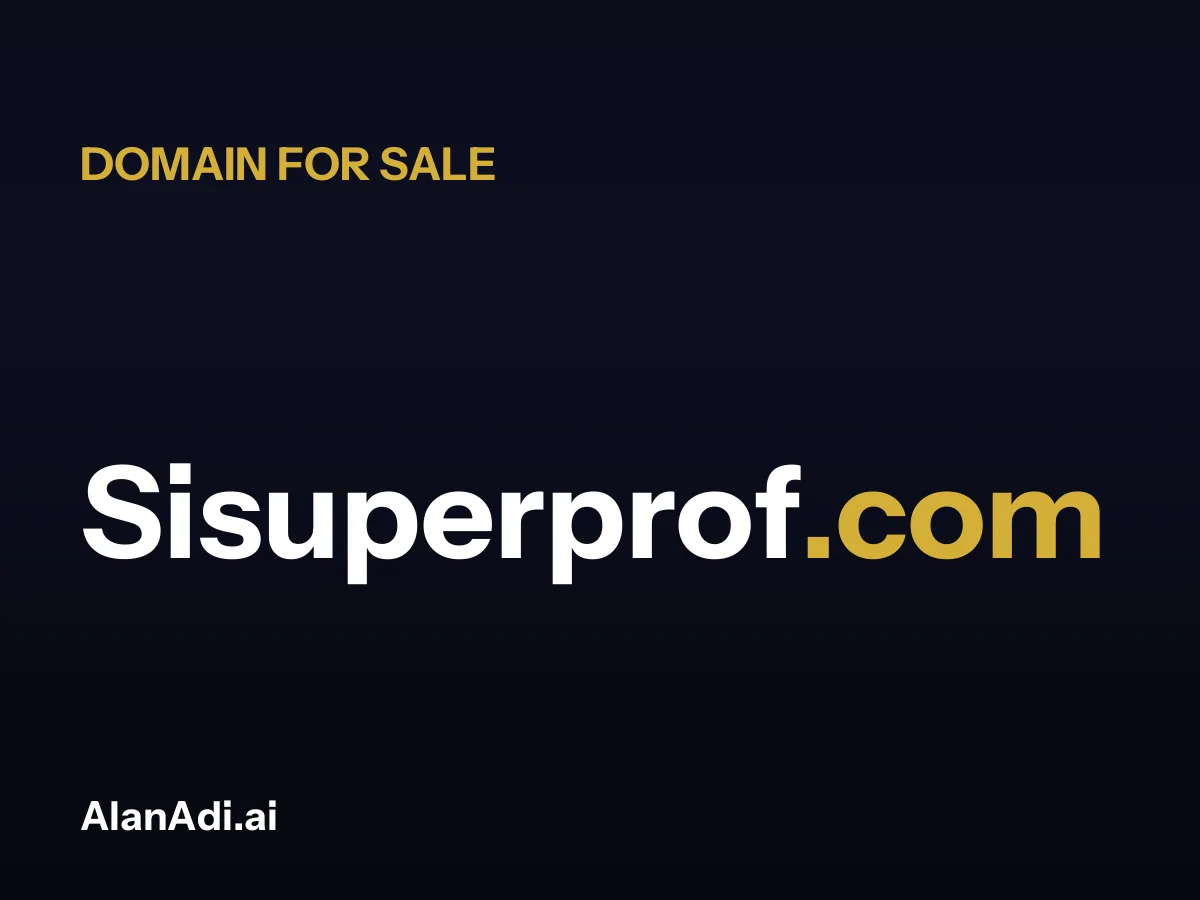 Sisuperprof.com domain name for sale