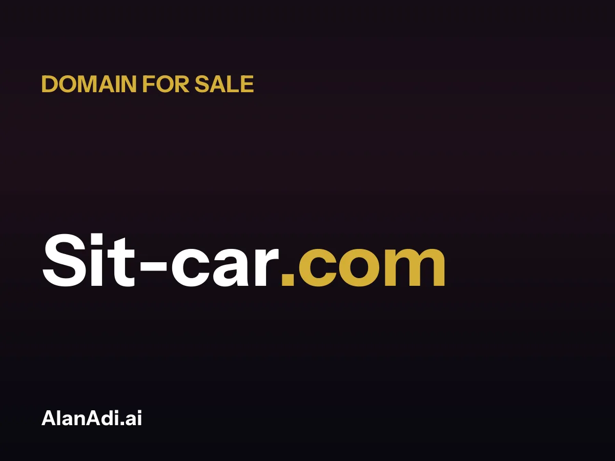 Sit-car.com for sale, sit car domain name
