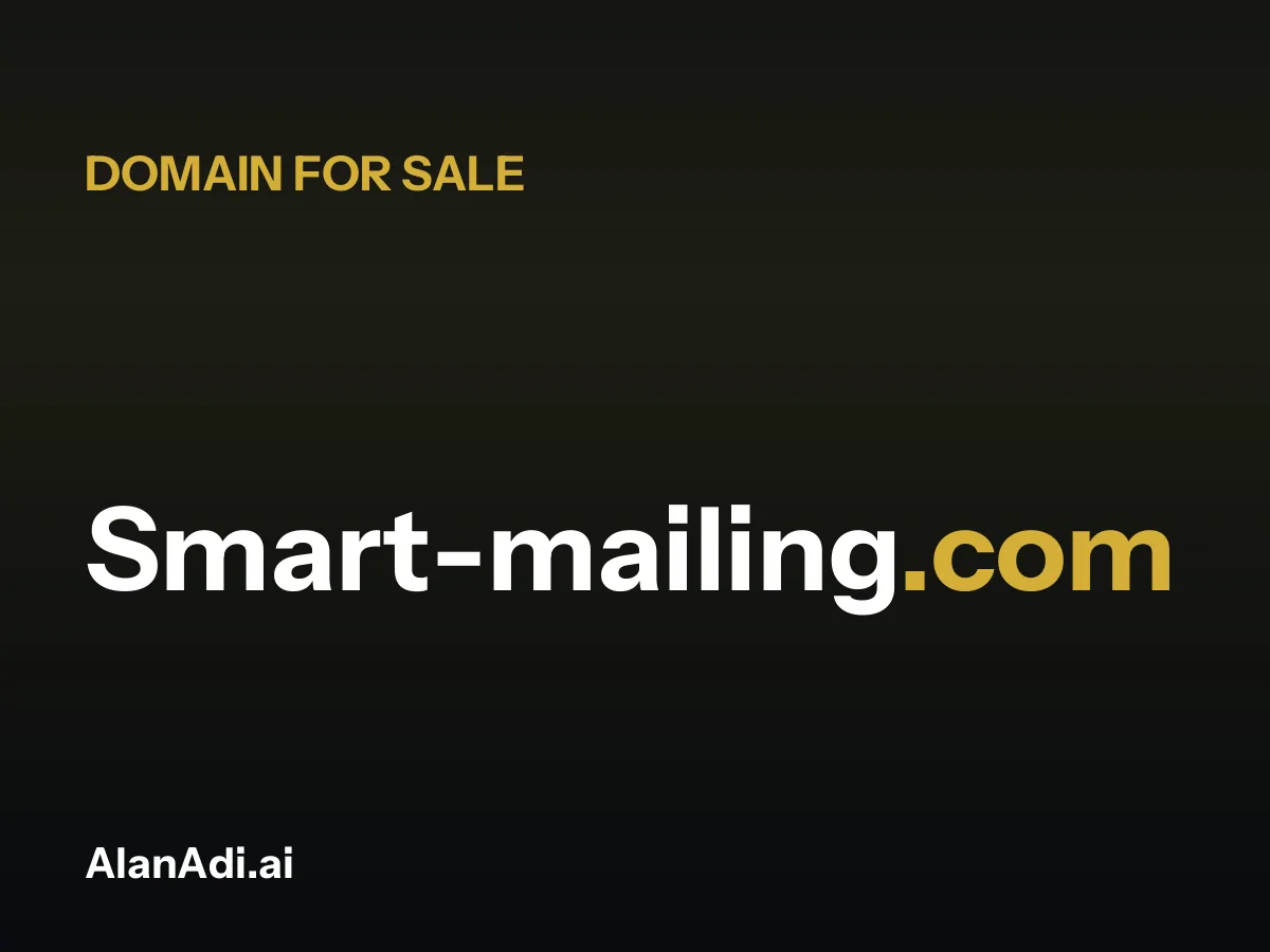 Smart-mailing.com for sale, smart mailing domain name