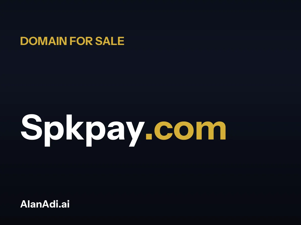 Spkpay.com for sale, spk pay domain name