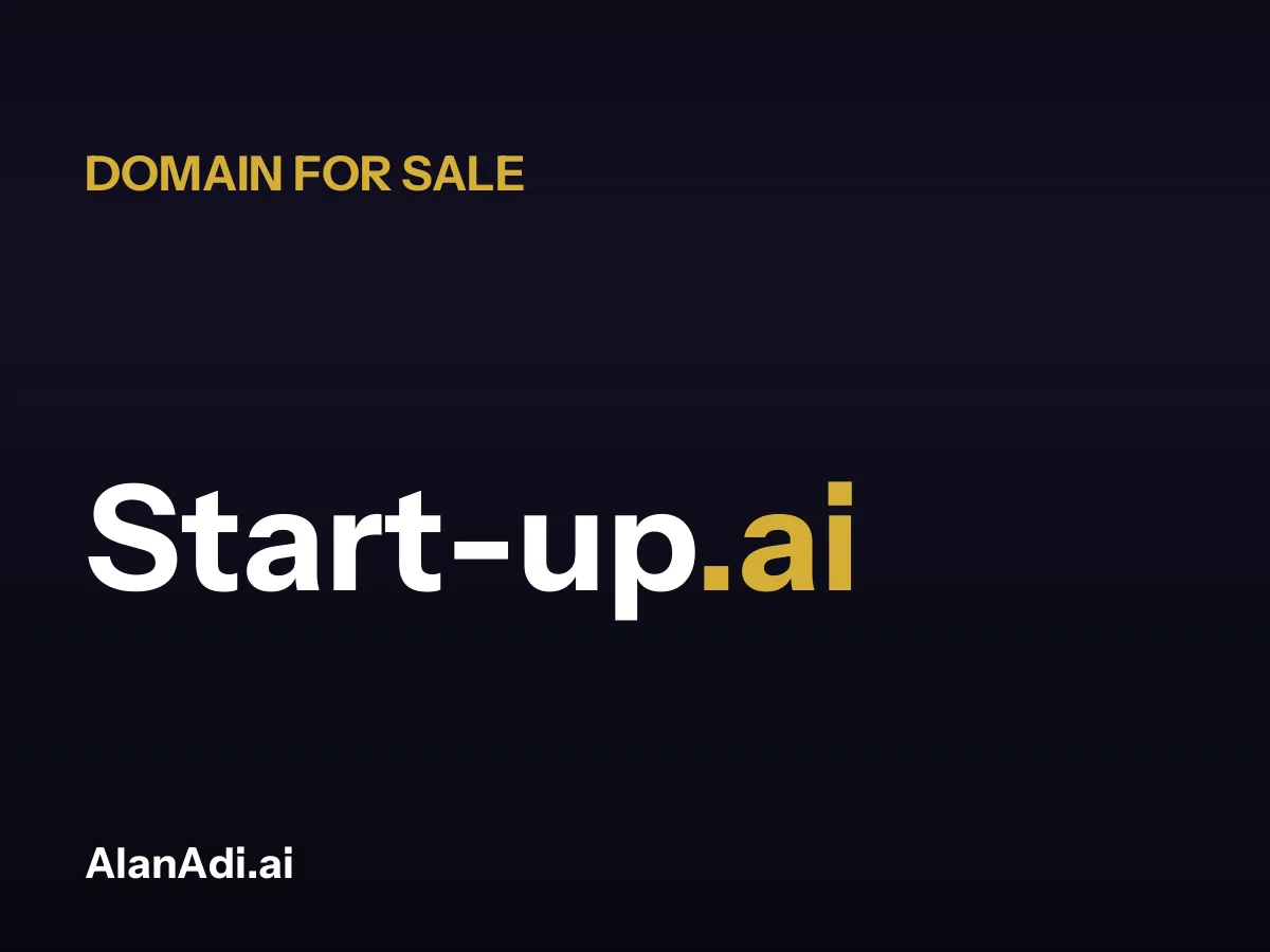 Start-up.ai domain name for sale