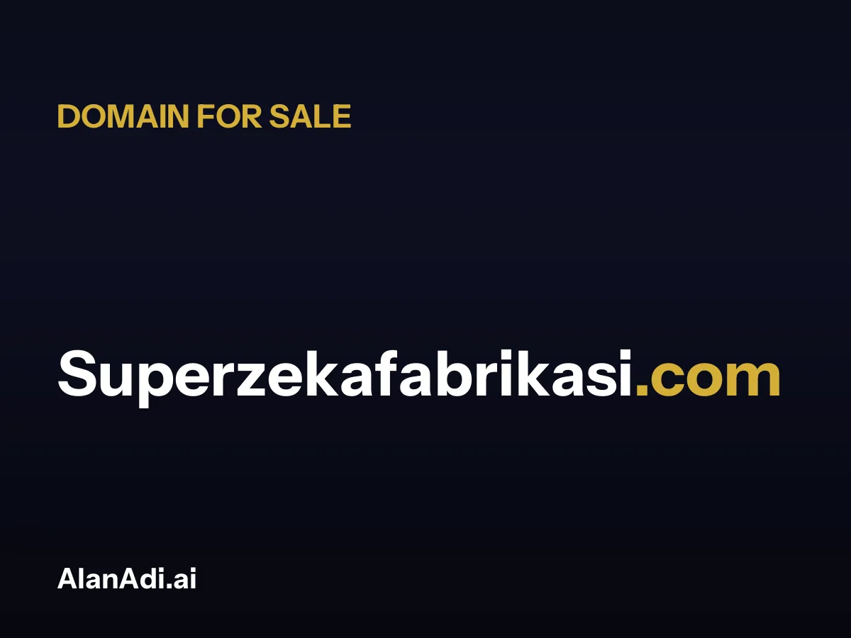 Superzekafabrikasi.com domain name for sale