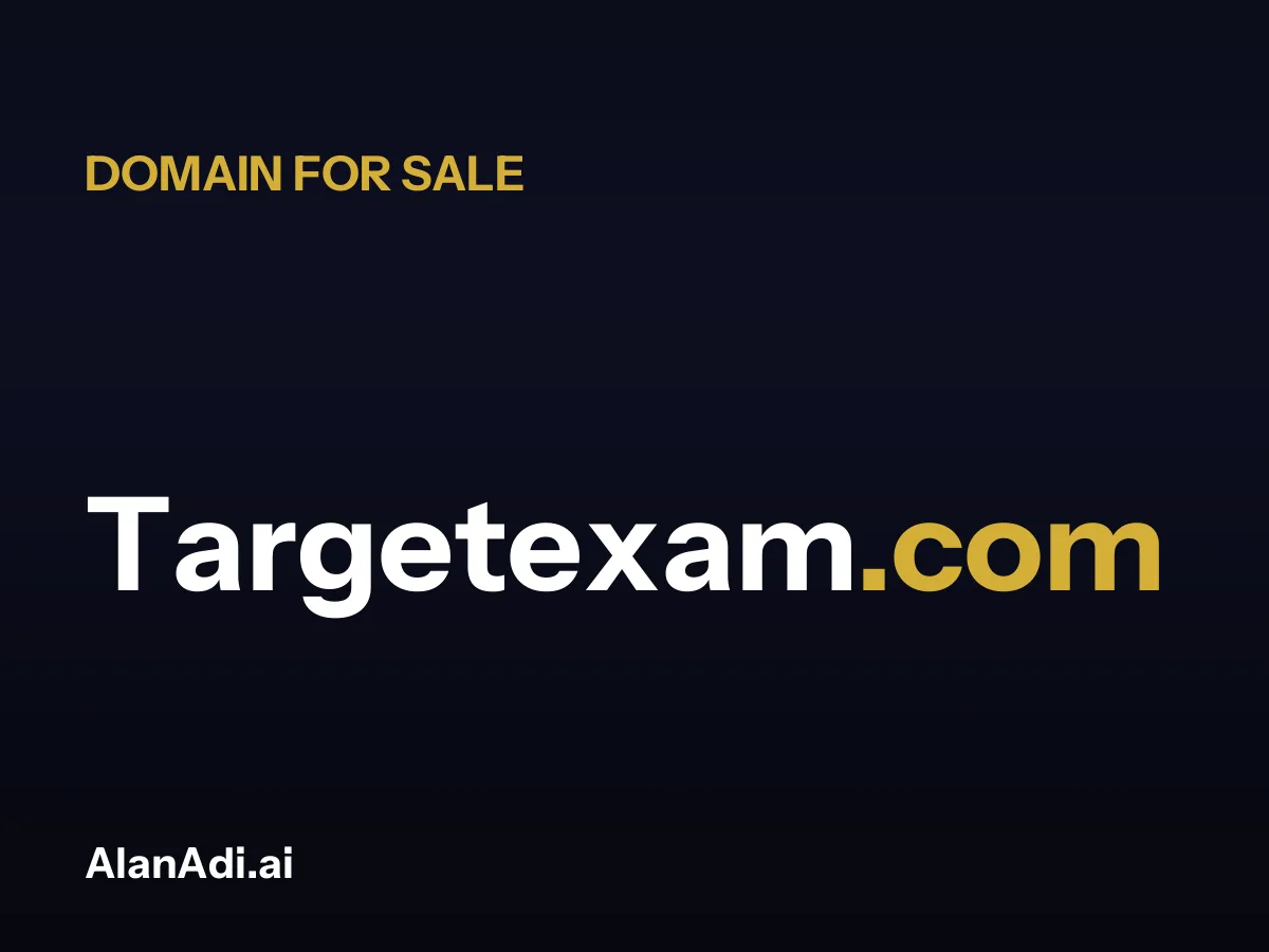 Targetexam.com domain name for sale