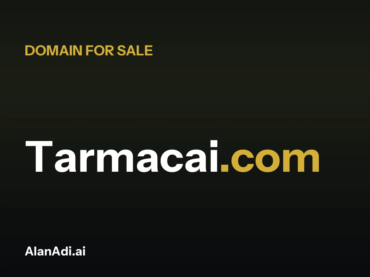 Tarmacai.com domain name for sale