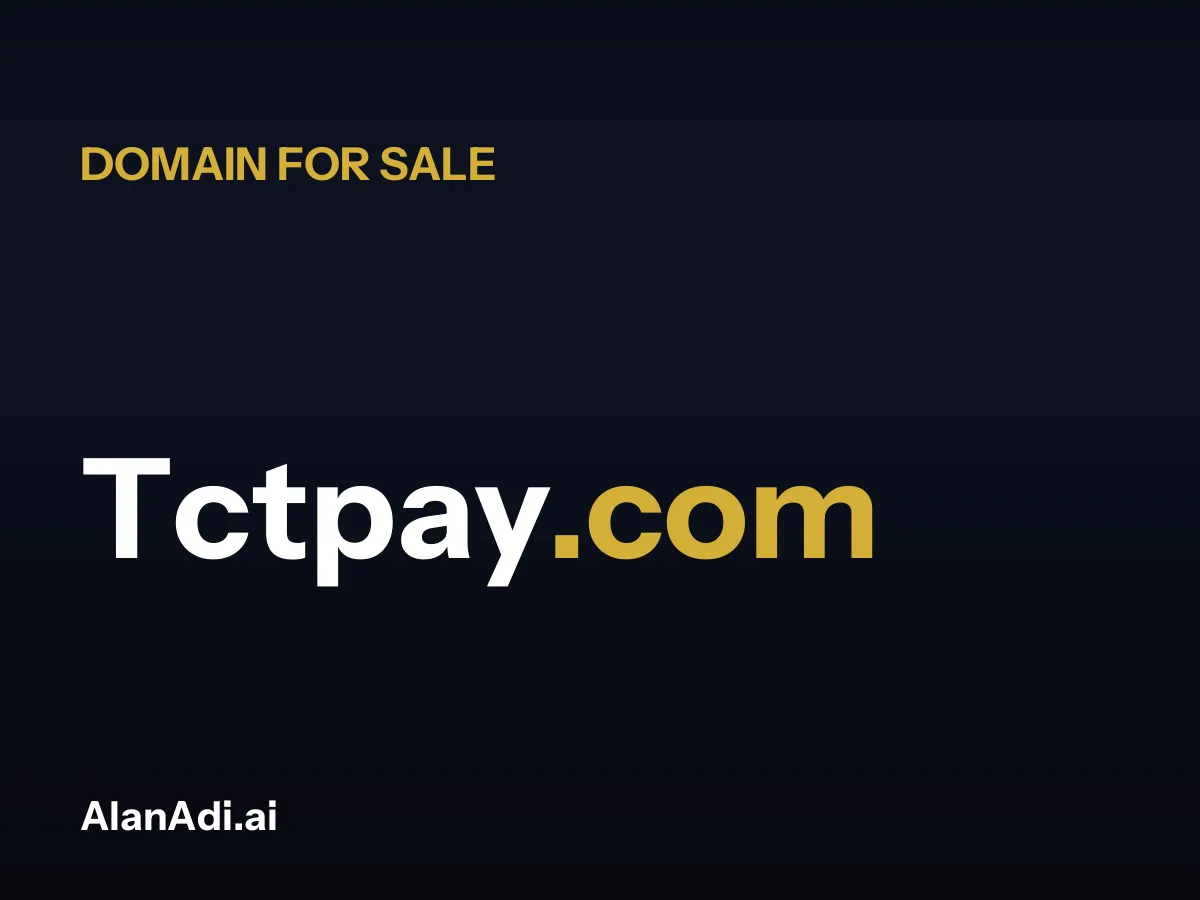 Tctpay.com for sale, tct pay domain name