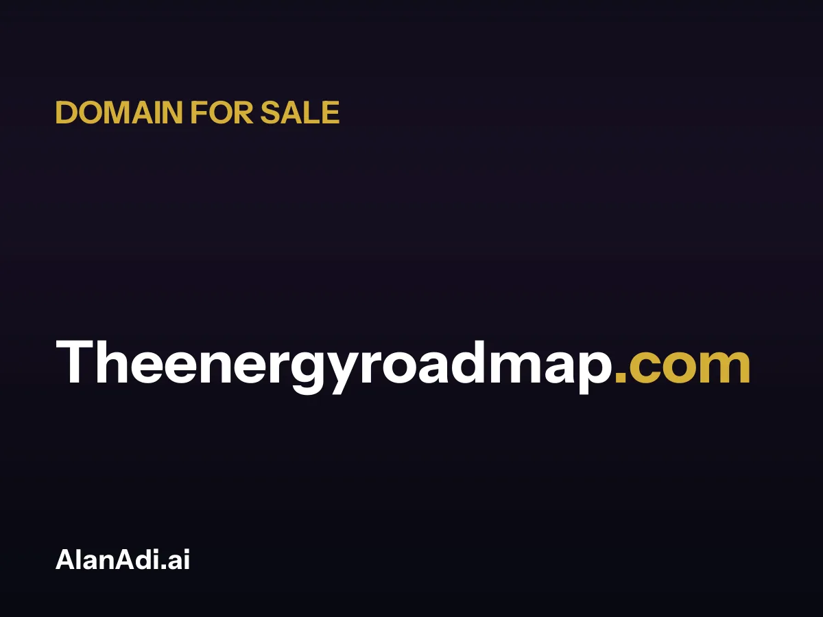 Theenergyroadmap.com for sale, the energy roadmap domain name