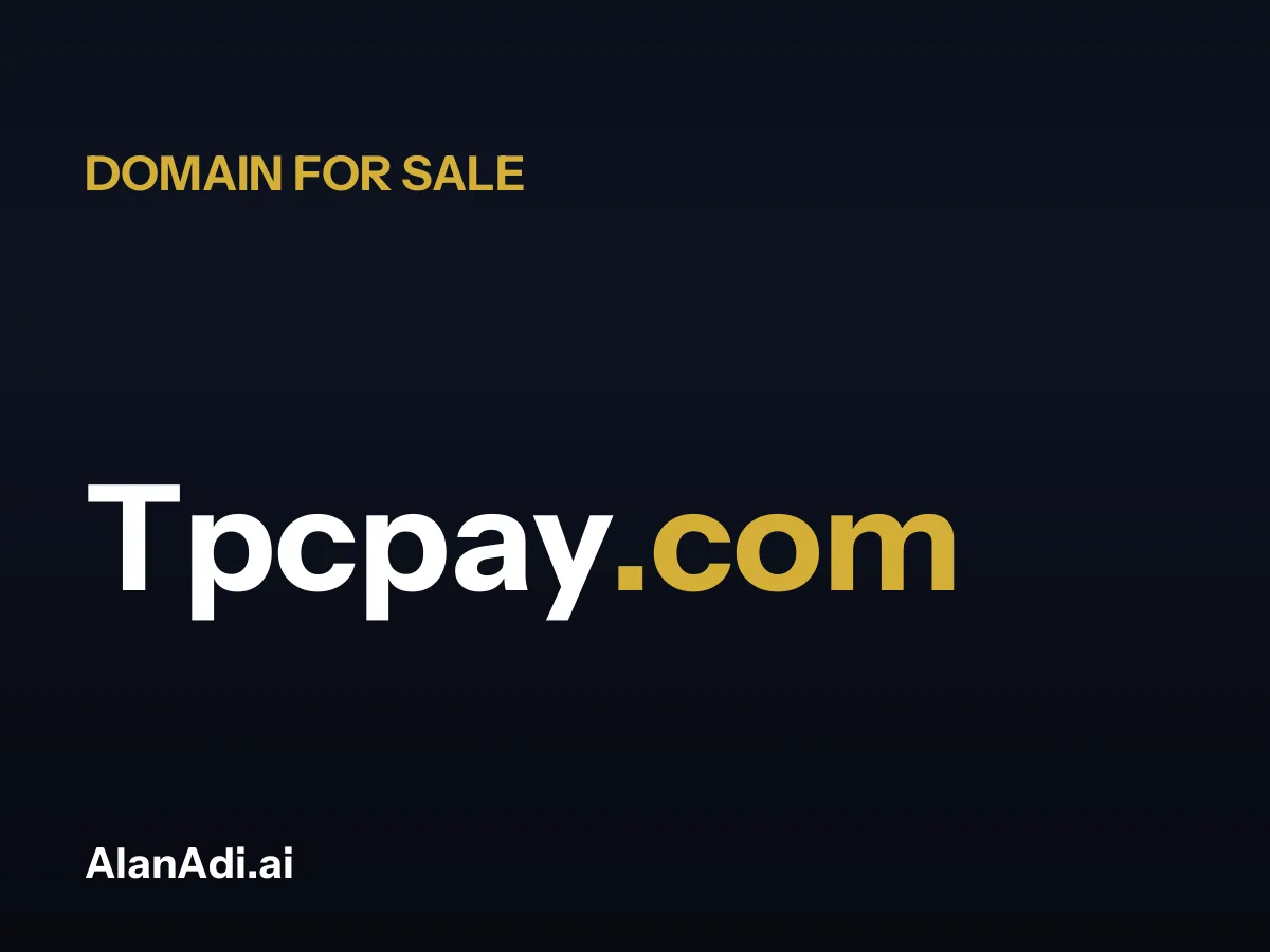 Tpcpay.com for sale, tpc pay domain name