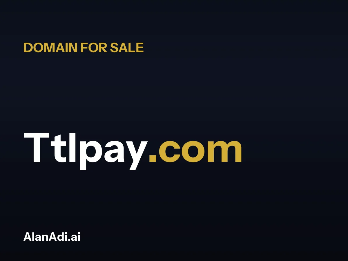 Ttlpay.com for sale, ttl pay domain name