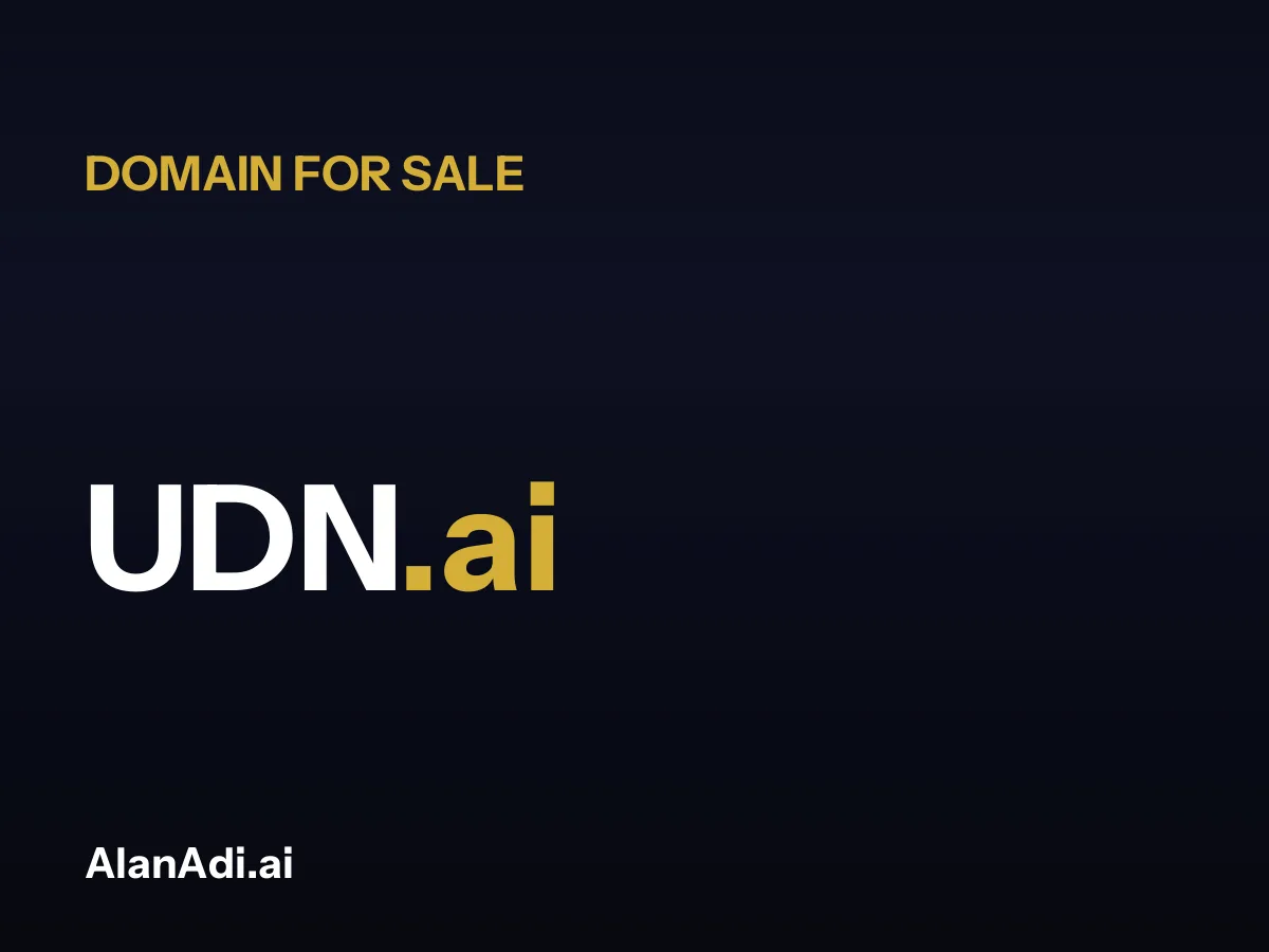 UDN.ai domain name for sale