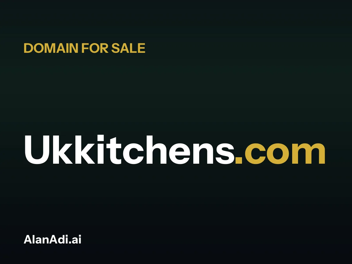 Ukkitchens.com for sale, uk kitchens domain name