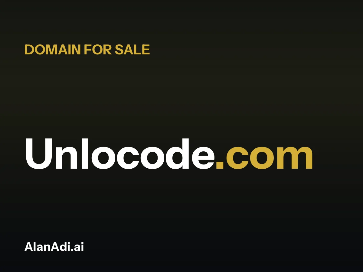 Unlocode.com domain name for sale