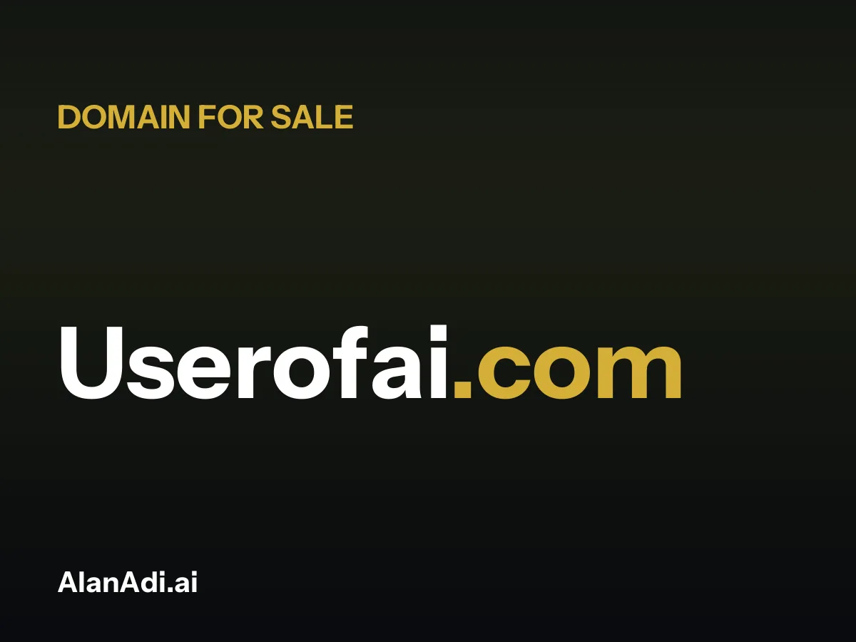 Userofai.com domain name for sale