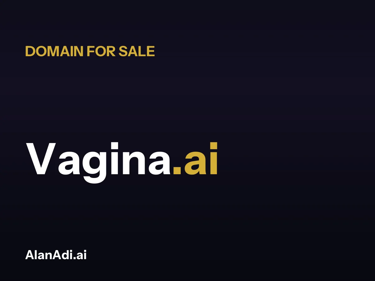 Vagina.ai domain name for sale