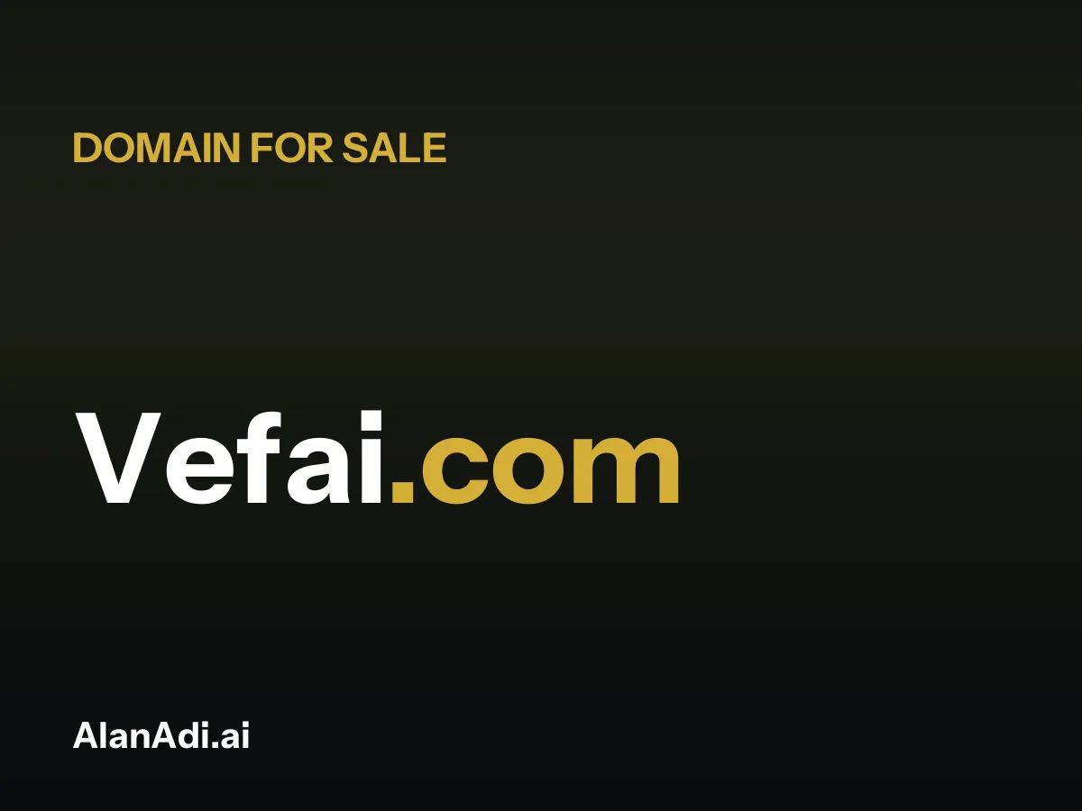 Vefai.com domain name for sale