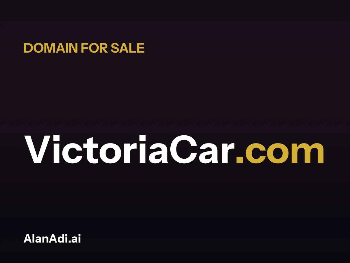 VictoriaCar.com for sale, victoria car domain name