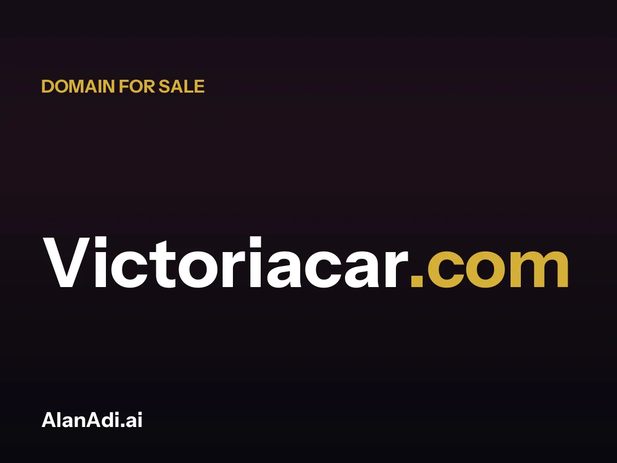 victoria car — Victoriacar.com domain for sale