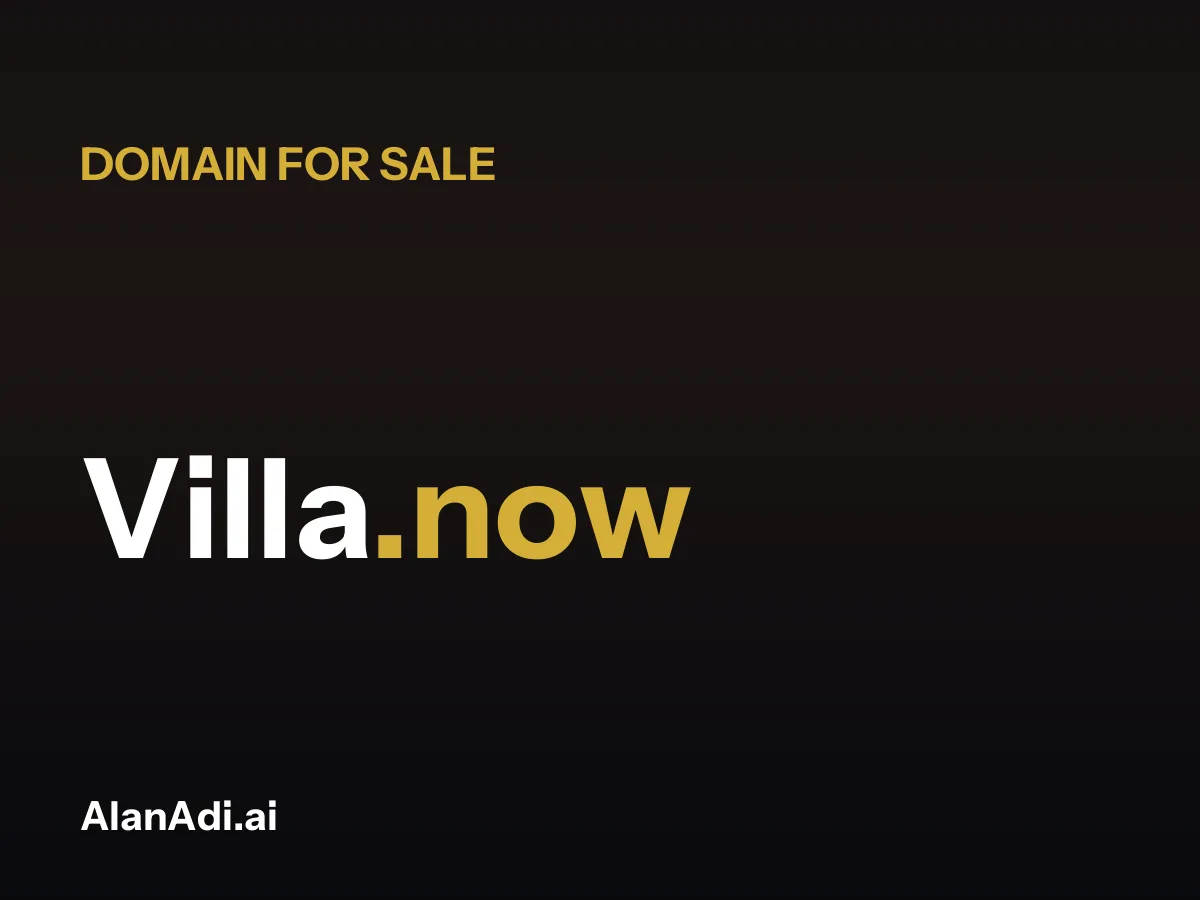 Villa.now domain name for sale