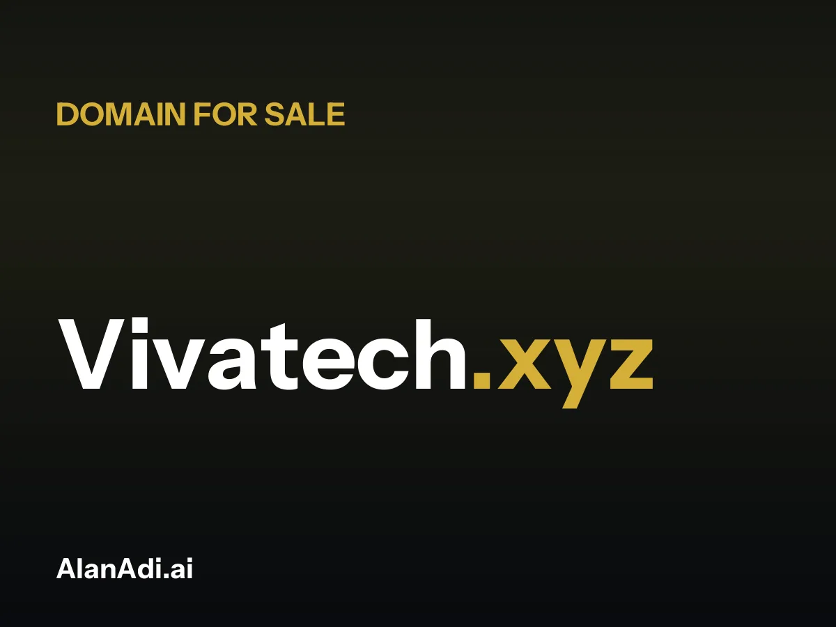 Vivatech.xyz for sale, viva tech domain name