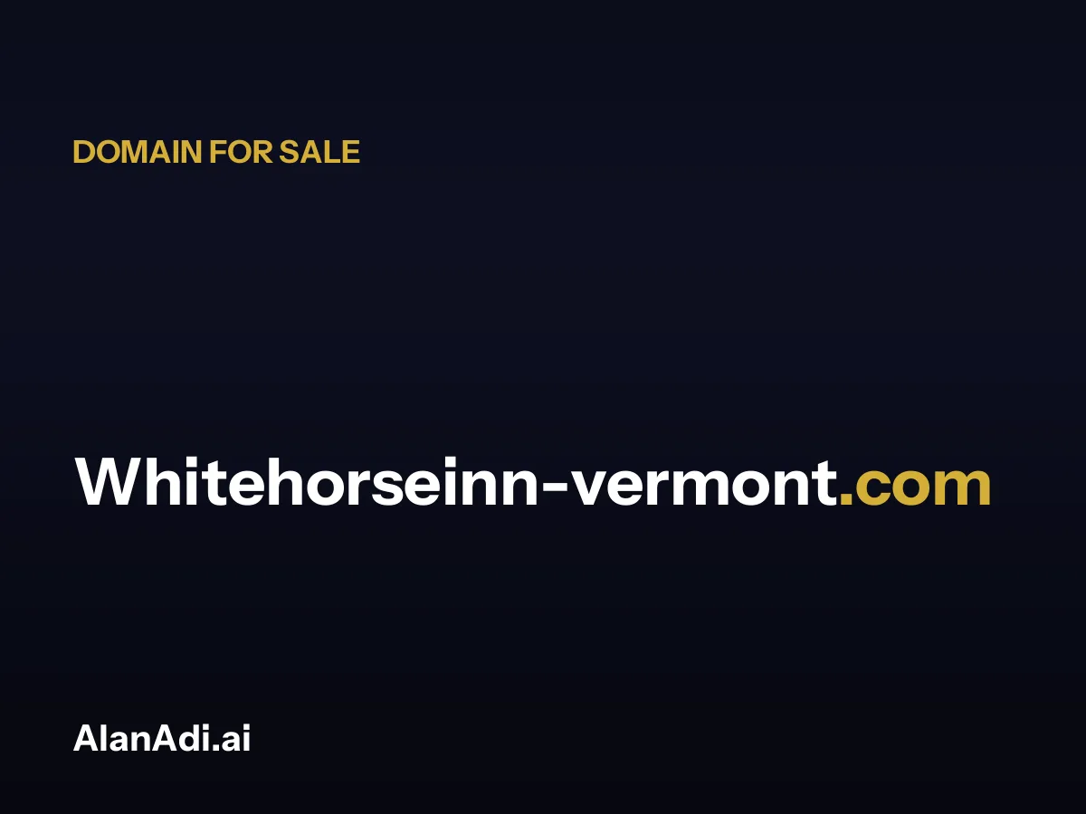 white horse inn vermont — Whitehorseinn-vermont.com domain for sale