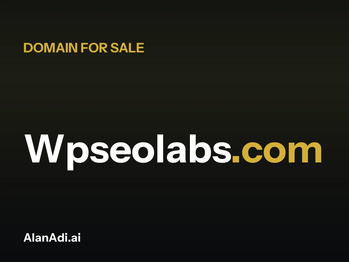 Wpseolabs.com for sale, wp seo labs domain name